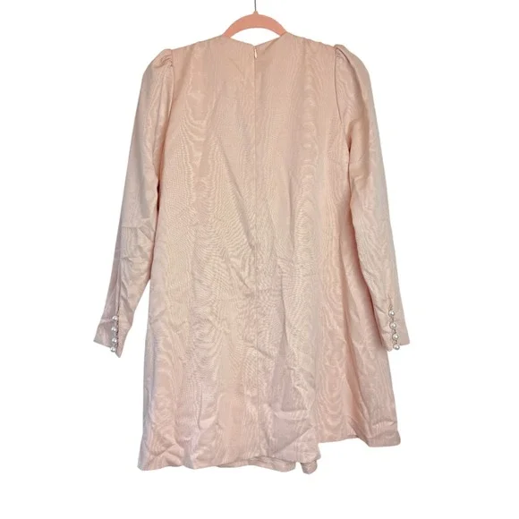 Nicola Bathie x Antonio Melani Emily Bow Dress NWT Pink A-Line Mini Dress Size 2 - Picture 9 of 10